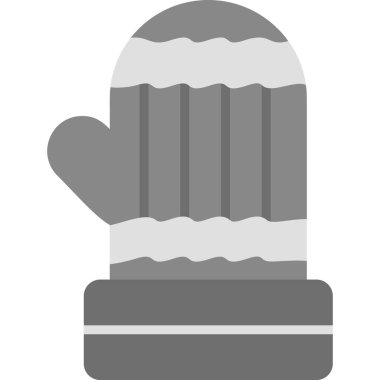 Mitten simgesi, web basit illüstrasyon