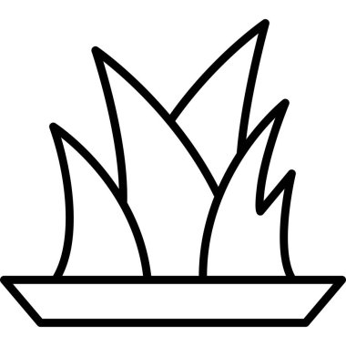 Grass. web icon vector illustration