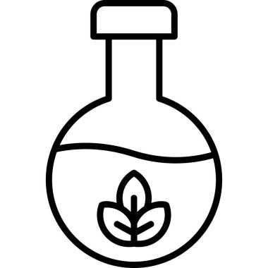 Kimya web simgesi basit illüstrasyon