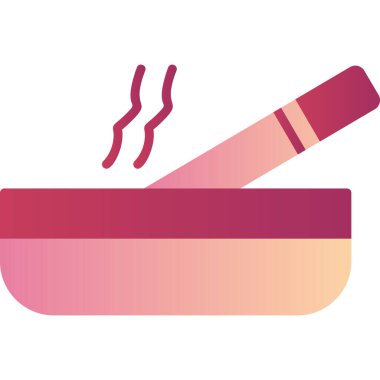 - Sigara. Web simgesi vektör illüstrasyonu