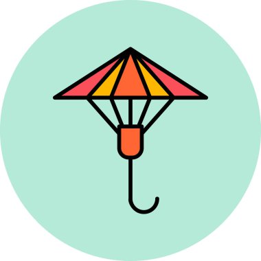 Umbrella icon modern vector illustration