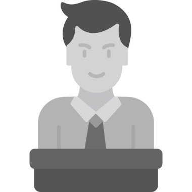 Makine simgesi, modern tasarım illüstrasyonu