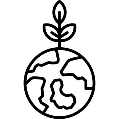 Yeşil, modern ikon vektör illüstrasyonuna git