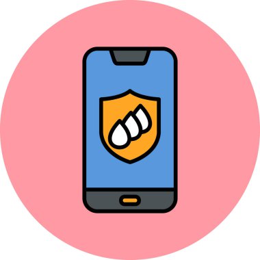 Waterproof phone screen logo sign 