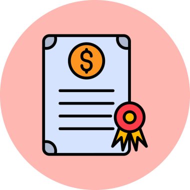 Bond simgesi, modern tasarım illüstrasyonu