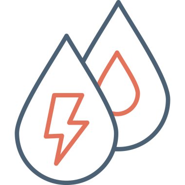 Güç üretimi modern simge, vektör illüstrasyonu