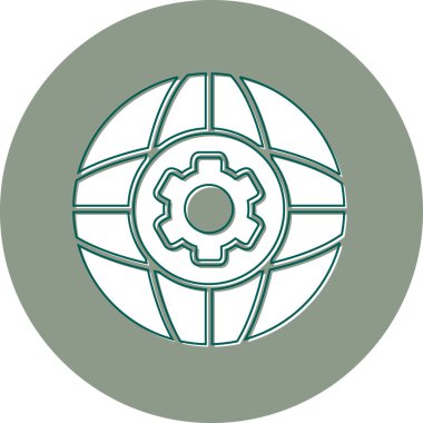 seo modern simgesinin vektör illüstrasyonu