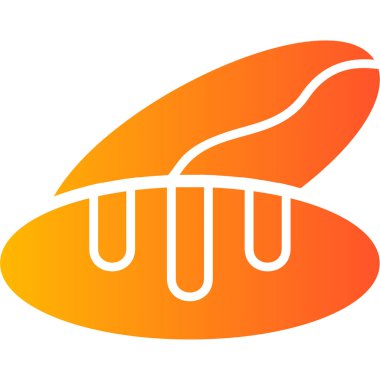 ekmek ikonu vektör illüstrasyonu