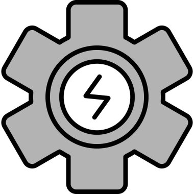 enerji hattı vektör simgesi