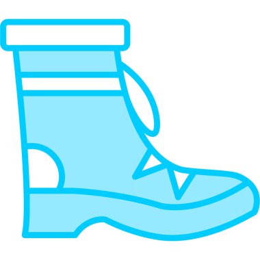 Boot. Web simgesi vektör illüstrasyonu