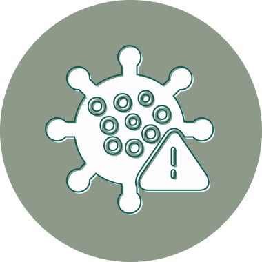 Virus icon modern vector illustration 