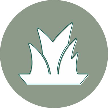 Grass. web icon vector illustration