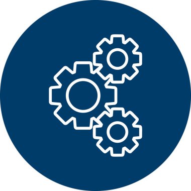 Vites ayarlıyorum. Web basit illüstrasyonu