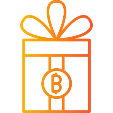 Kurdele yay vektör illüstrasyonlu hediye kutusu