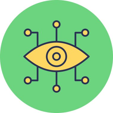 Eye icon modern vector illustration