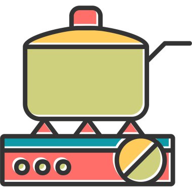 vector illustration of Cooking web icon