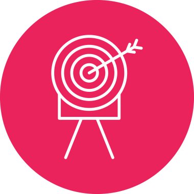 hedef simge vektör illüstrasyonu