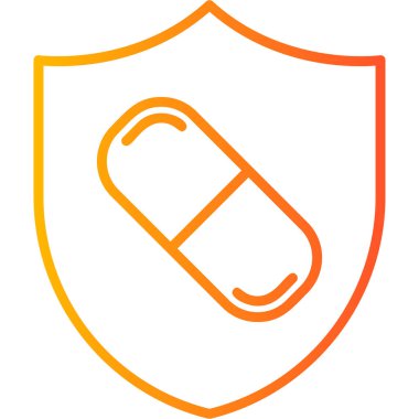 Sağlık hizmetleri web simgesi basit illüstrasyon