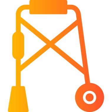 Bir arka planda izole edilmiş tek bir mavi ve beyaz vektör çizimi