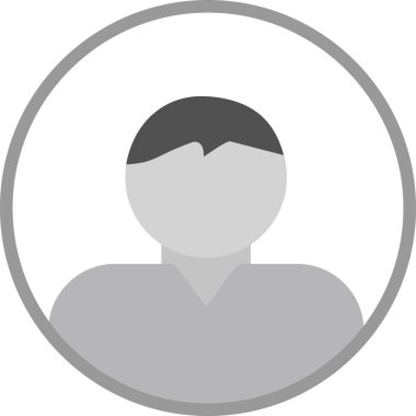 male User, simple icon for web page 