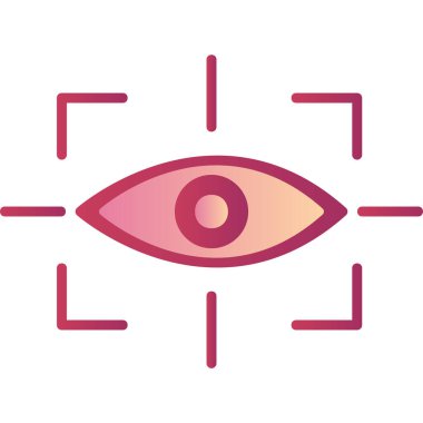 Vision icon modern vector illustration