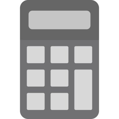 Web hesap makinesi simgesi. vektör illüstrasyonu