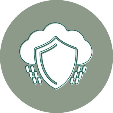 kalkan ikon vektör illüstrasyonu