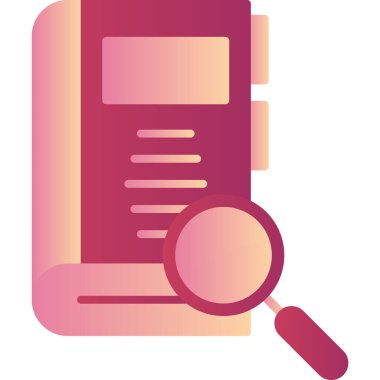 Arama simgesi vektör illüstrasyonu