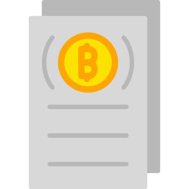 bitcoin. Web simgesi basit illüstrasyon