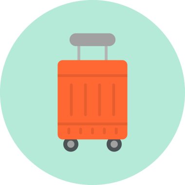 Çanta. Web simgesi vektör illüstrasyonu