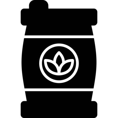 Fıçı modern simge vektör illüstrasyonu