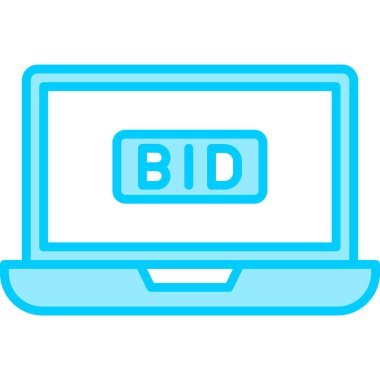 Bilgisayar. Web simgesi basit illüstrasyon