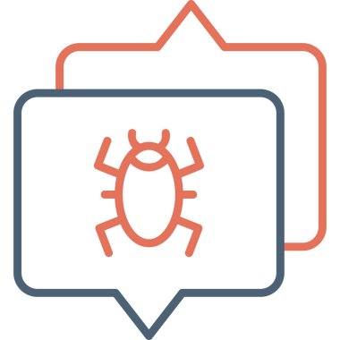 konuşma kabarcığı vektör çizimi