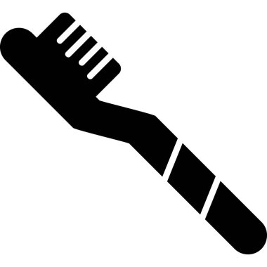 toothbrush icon. simple illustration for web