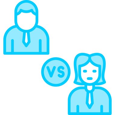 Modern simge, vektör illüstrasyonuna karşı