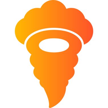 Twister modern simgesi, vektör illüstrasyonu