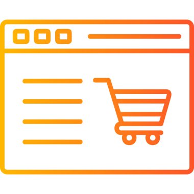 vector illustration of abstract website