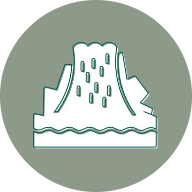 Tek bir simgenin vektör illüstrasyonu