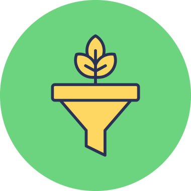 huni. Web simgesi basit illüstrasyon