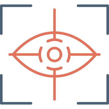 Web simgesi vektör illüstrasyonuna odaklan