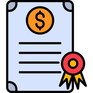 Bond simgesi, modern tasarım illüstrasyonu