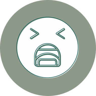 Bağır duygu web simgesi basit illüstrasyon 