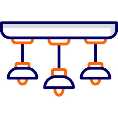Lamba simgesi vektör illüstrasyonu asılıyor