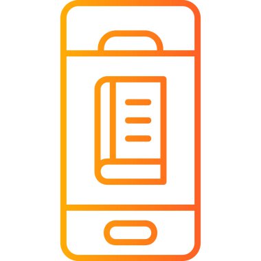 Telefon simgesinin vektör illüstrasyonu