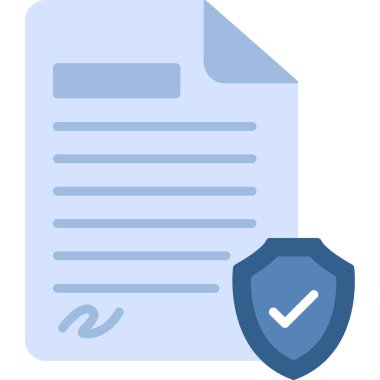 Sigortacılık. Web simgesi vektör illüstrasyonu