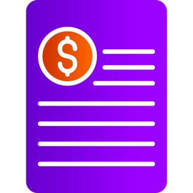 Açıklama modern simge, vektör illüstrasyonu