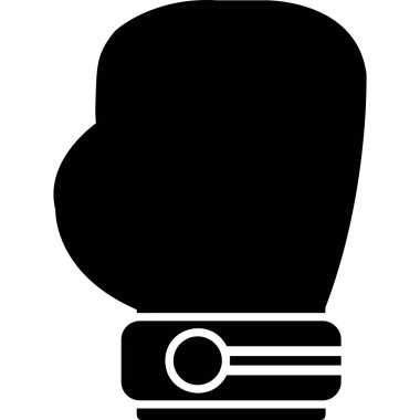 Boks eldiveninin resim simgesi vektörü.