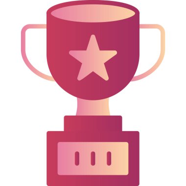 kupa simgesi vektör illüstrasyonu