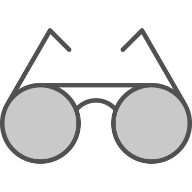 güneş gözlüğü ikonu vektör illüstrasyonu