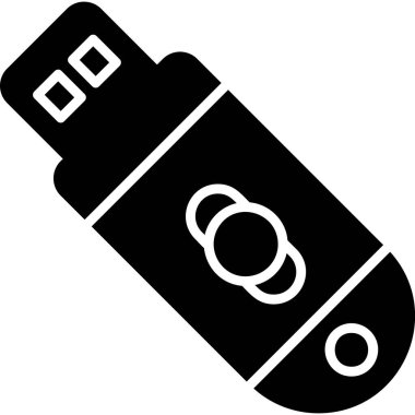 usb flash disk vektör illüstrasyonu